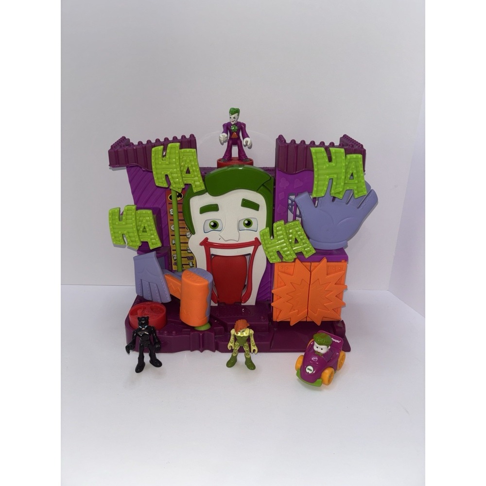 Imaginext DC Super Friends The Jokers‎ Fun House Playset Joker and Other Extras!